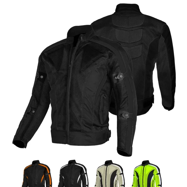 Motorcycle Chicane Summer Mesh/Cordura Jacket – Breathable Riding Gear for Hot Weather
