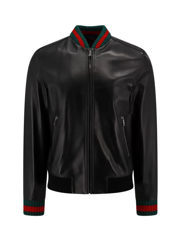 Classic-Black-Leather-Bomber-Jacket