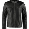 frenzy black leather jacket