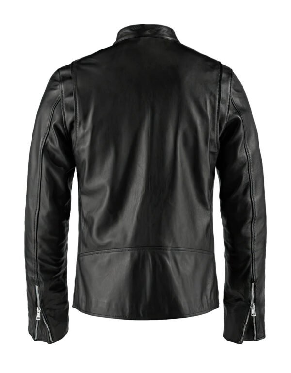 frenzy black leather jacket